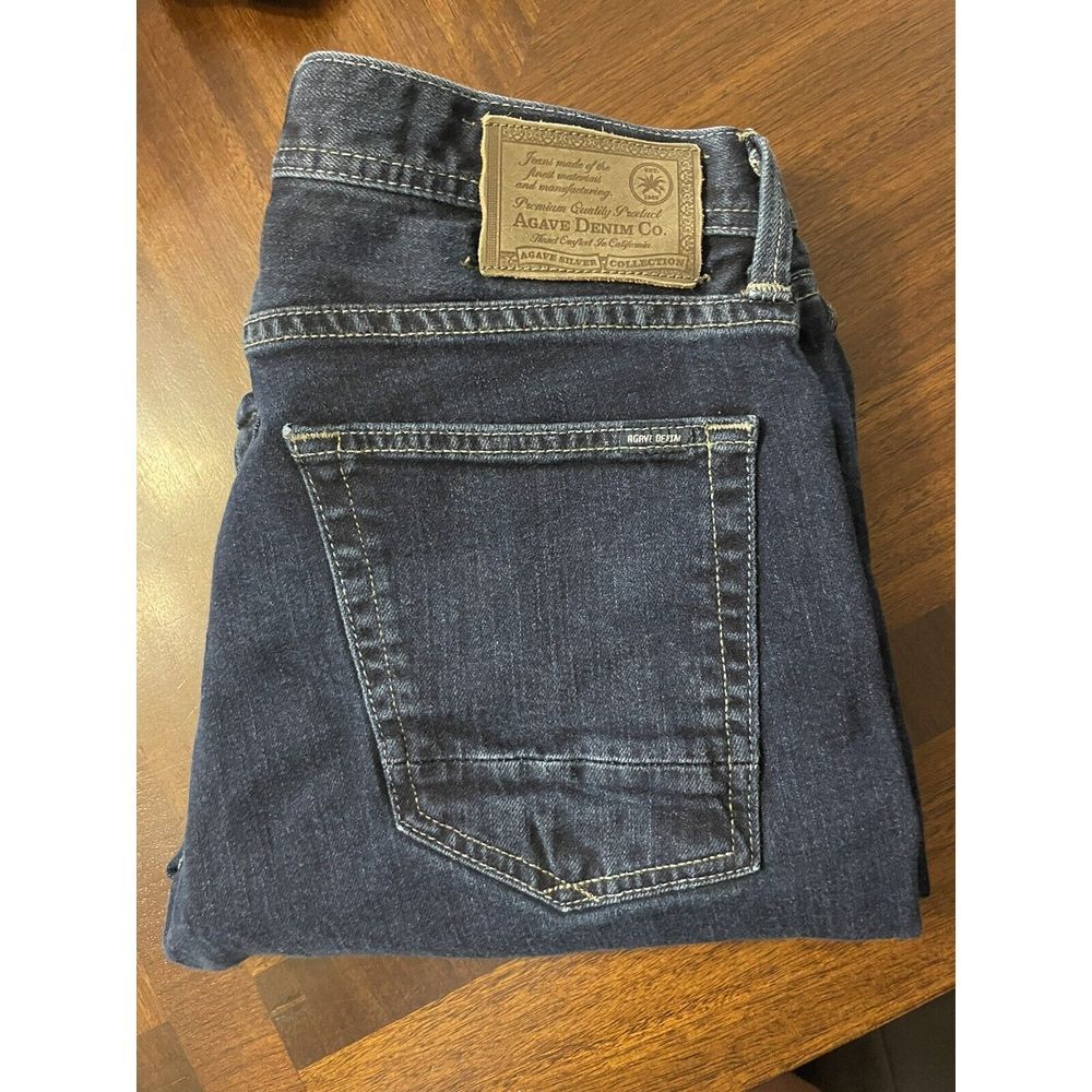 Agave‎ Pragmatist Men's Jeans Sz 34/26 Classic Straight Dark Wash